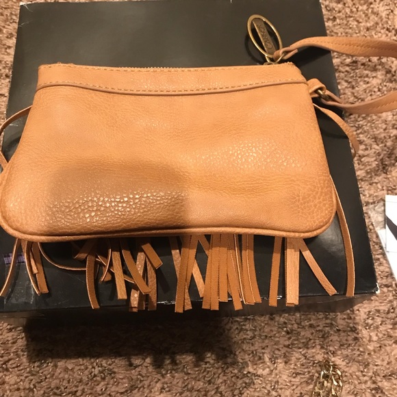 Carlos by Carlos Santana fringe clutch wristlet - Picture 2 of 4